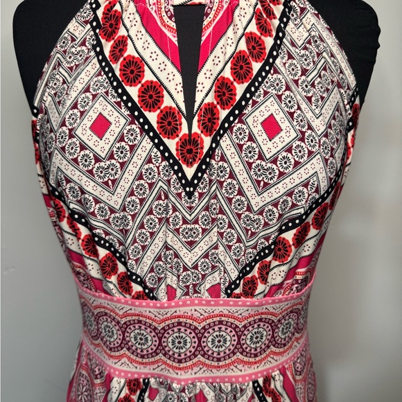 London Times Sz 8 Pink Summer Dress - Picture 5 of 8